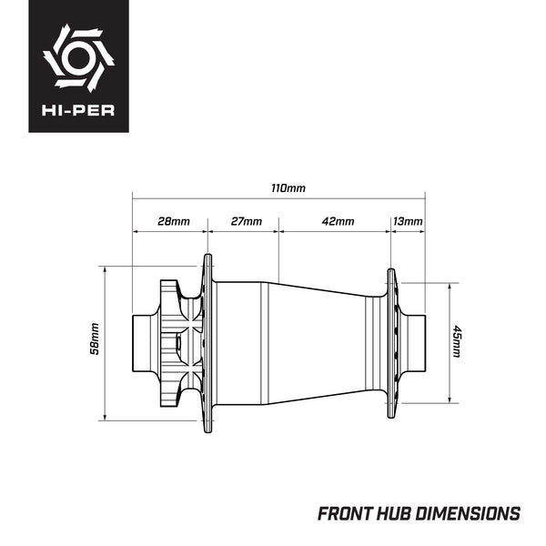 Rear best sale hub sizes